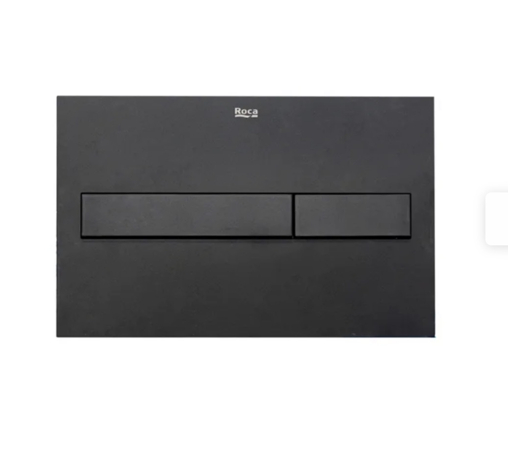bouton poussoir double noir Roca