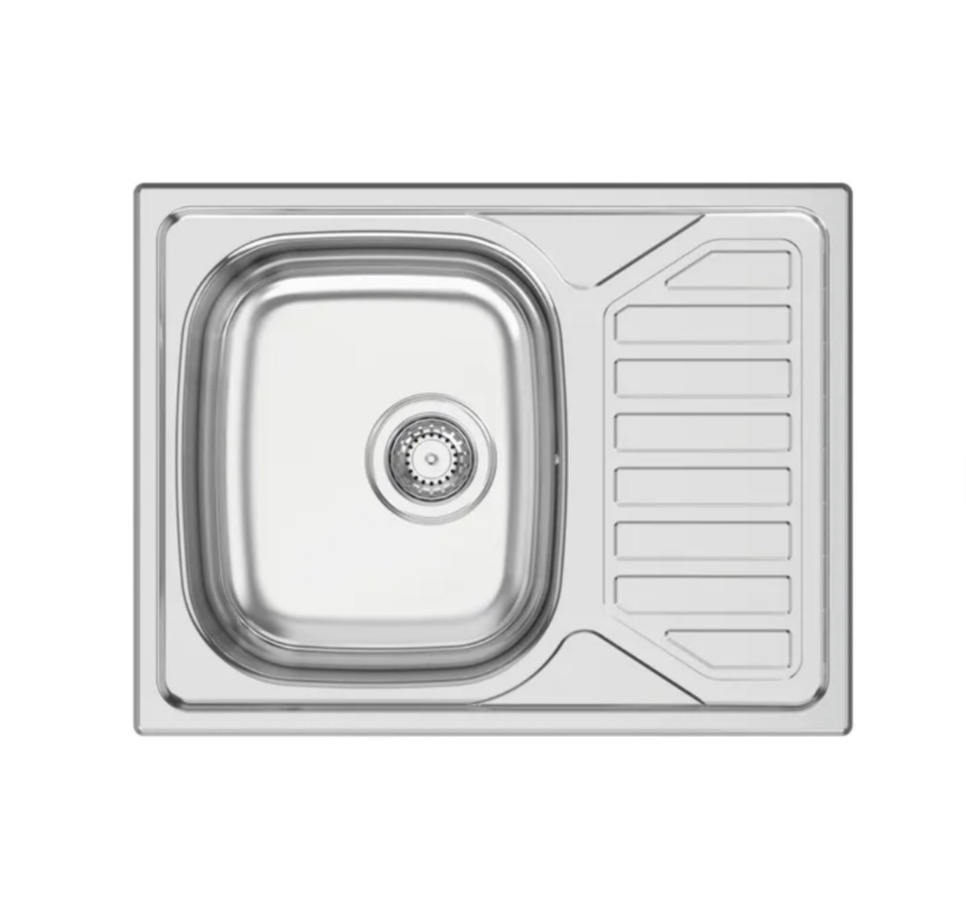 ÉVIER DE CUISINE AVEC 1 CUVE + ÉGOUTTEUR RODI SQUARE MINI 65X50X16CM