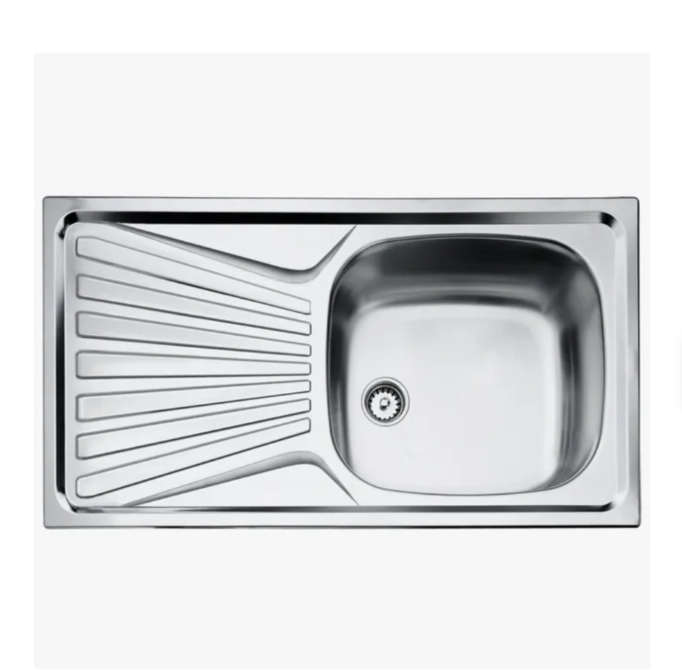 Évier de cuisine carré TEKA avec 1 cuve + égouttoir 78 x 43,5 x 14,6 cm