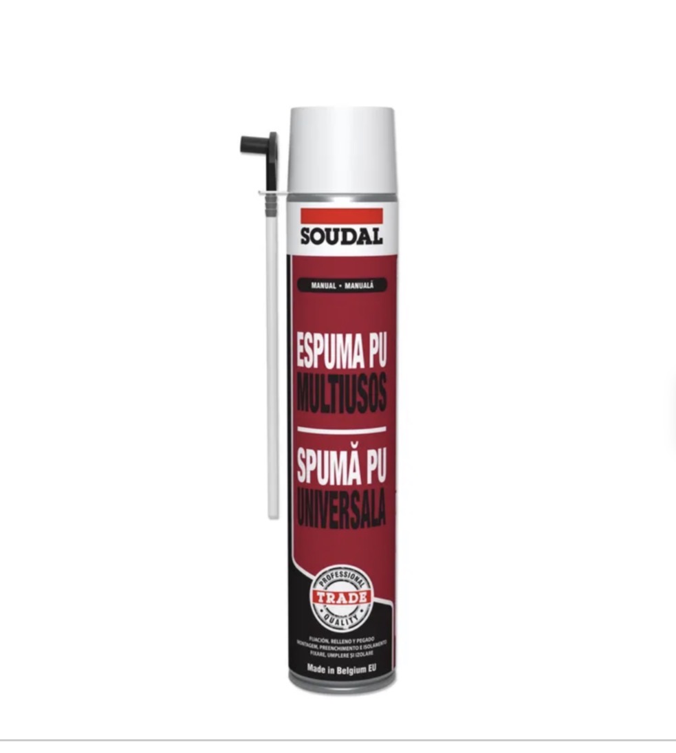 Mousse PU expansive Soudal 750 ML