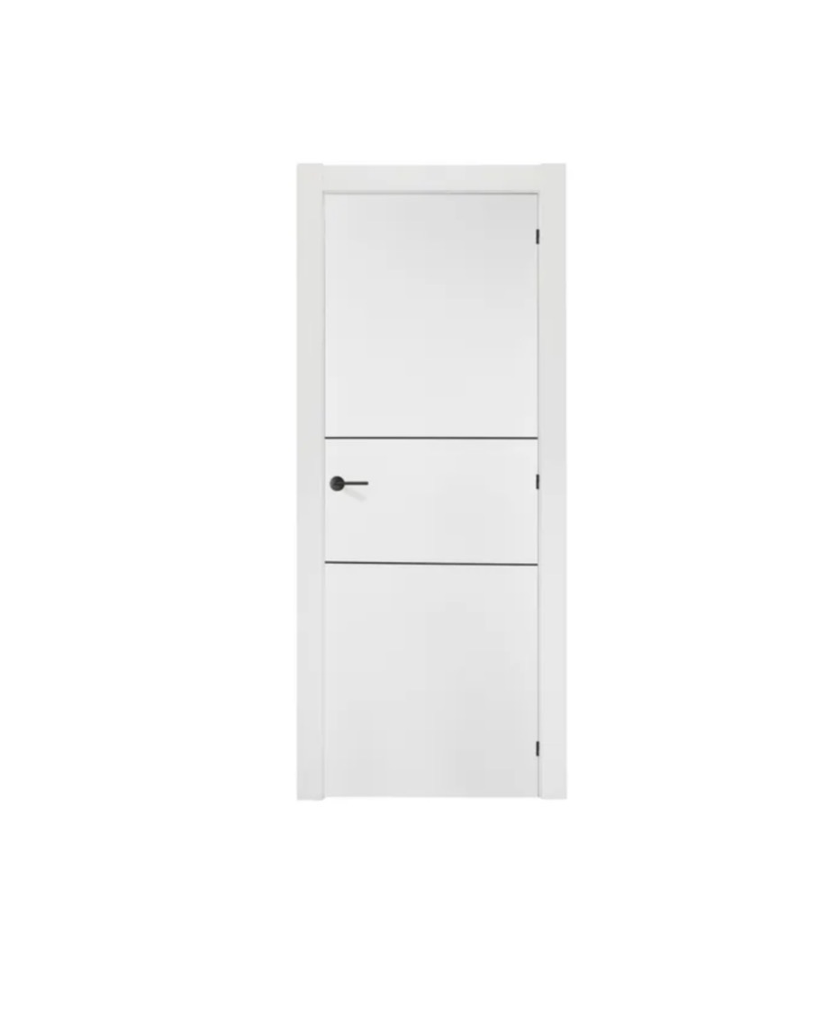 porte in terieure laqué blanc & noire