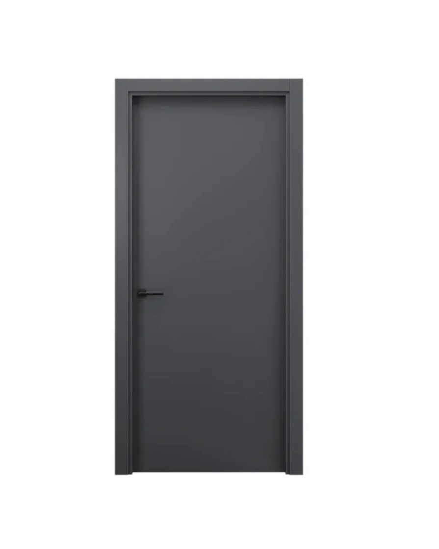 porte interieure en vinyle gris